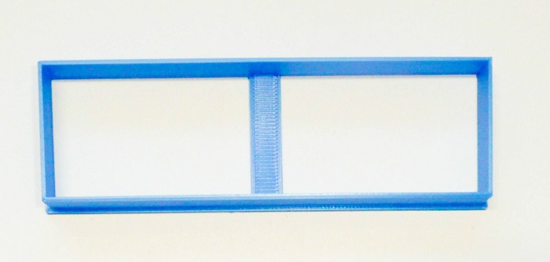 RECTANGLE OUTLINE LONG SHAPE QUADRILATERAL SPECIAL COOKIE CUTTER USA PR3374