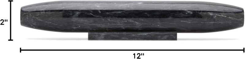 48759 Black Marble French Rolling Pin 2 x 12 x 2 inches gallery