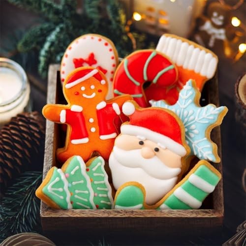 Christmas Cookie Cutters Set, 12 Pieces Stainless Steel Metal Christmas Cookie gallery