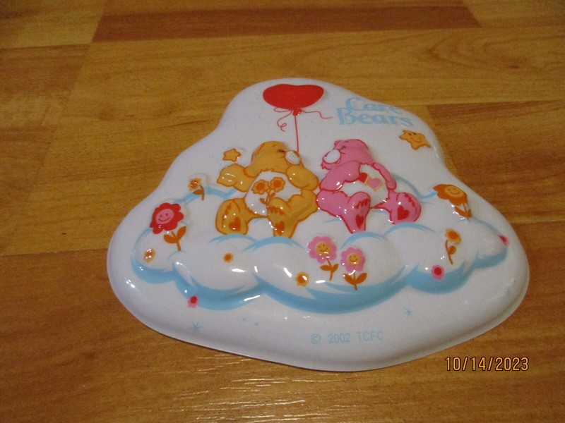 Care Bears 2002 Flat Cake Topper 5″ Bakery Crafts NOS