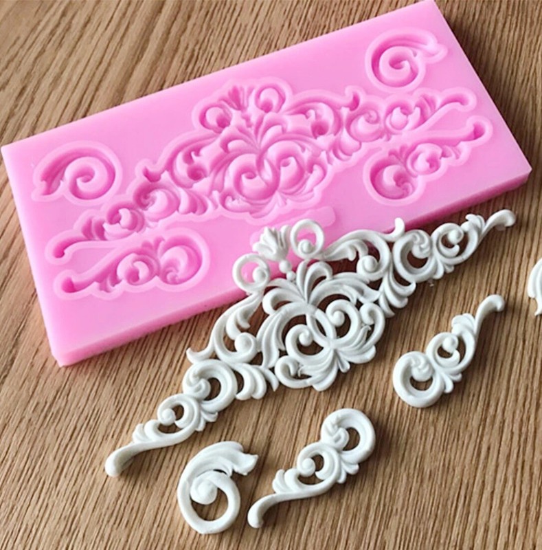 Silicone Mold for baking chocolate candle Clay Sugar Kitchen cake Decor Tool DIY