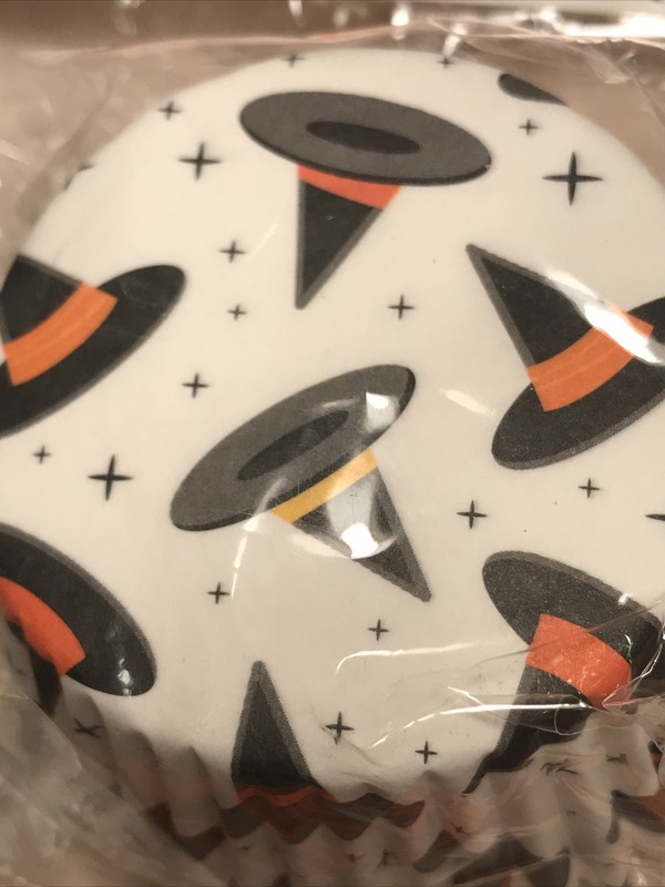 CELEBRATE IT BAKING CUPS CUPCAKE Wraps 2 packages. NEW Halloween 24ct each New gallery