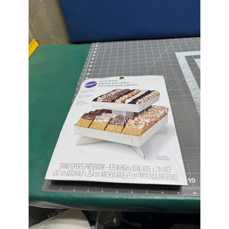 2 Wilton 2 Tier Treat Stand 9.75 High 10” Wide x 2 Deep gallery