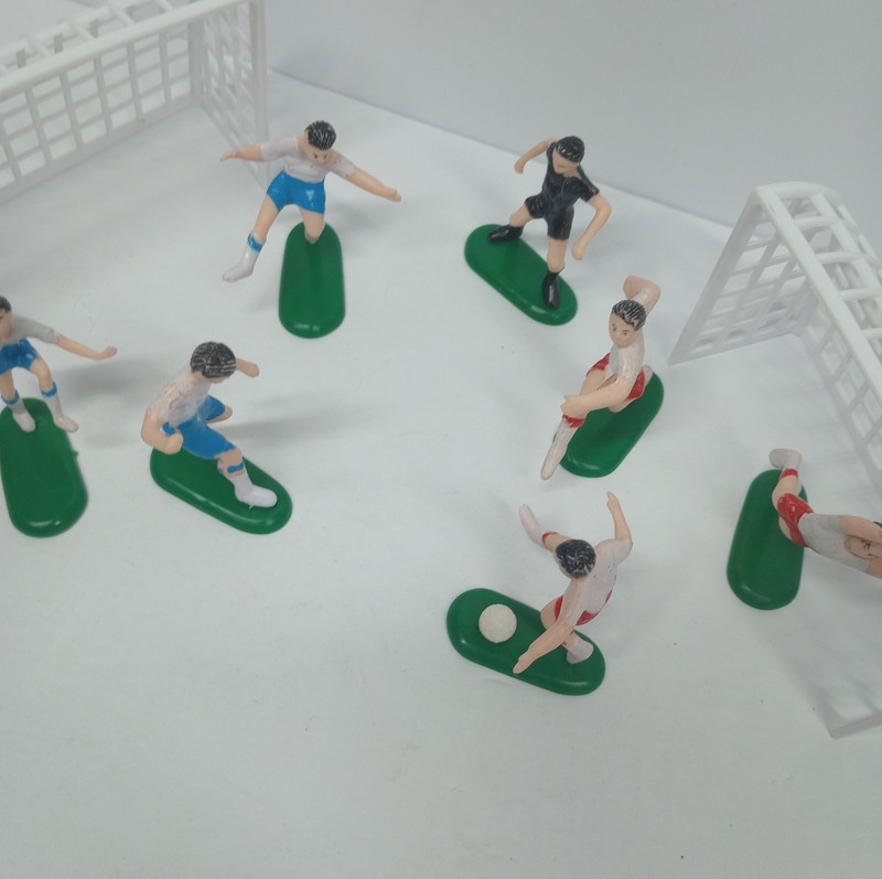 SOCCER Football 9 Pcs Birthday Cake Topper Set Decoration Ball Player Cupcake gallery