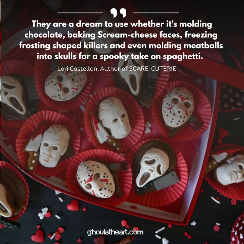 SHAPED Horror Movie Character Silicone Baking Mold Set with 6 Characters gallery