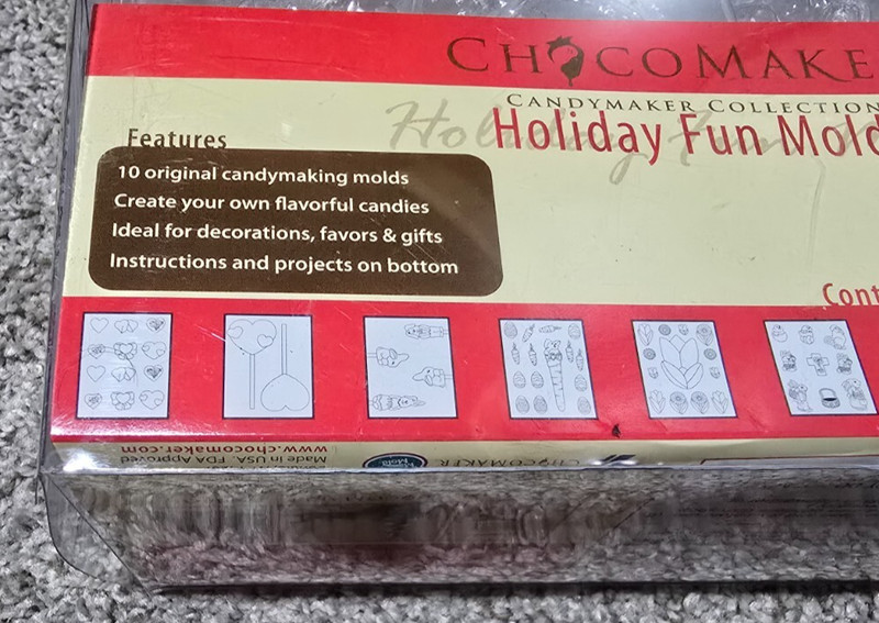 Brand New 2005 ChocoMaker Holiday Fun Molds Set Candymaker Collection gallery