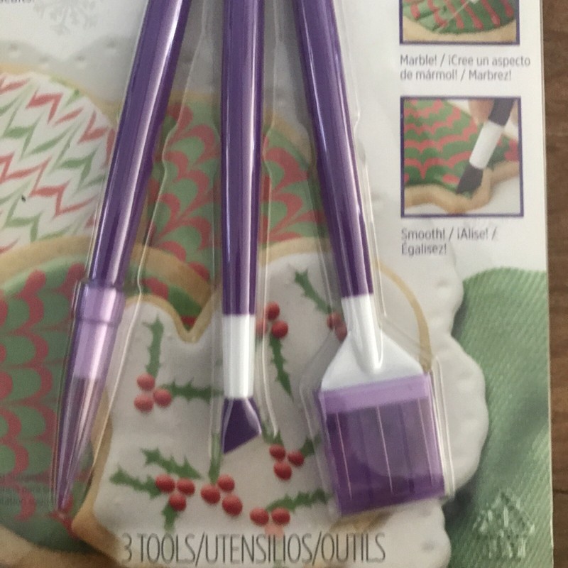 Wilton Cookie Decorating Supplies Tool Set, 3-Piece gallery