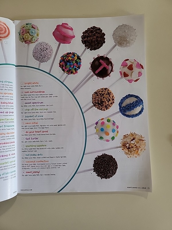 Wilton Pops Sweets 0n A Stick Cake Pops Soft Cover Book 112 Pages Recipes Ideas gallery