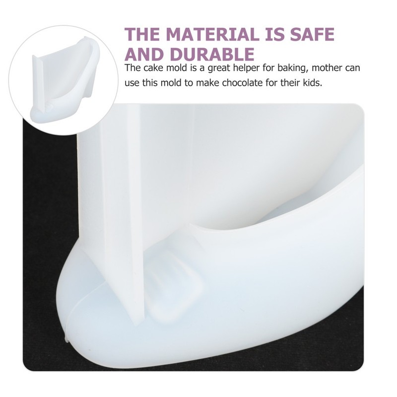 Wear Resistant Silicone Shoe Baking Mold for Chocolate Candy and Cake Making gallery