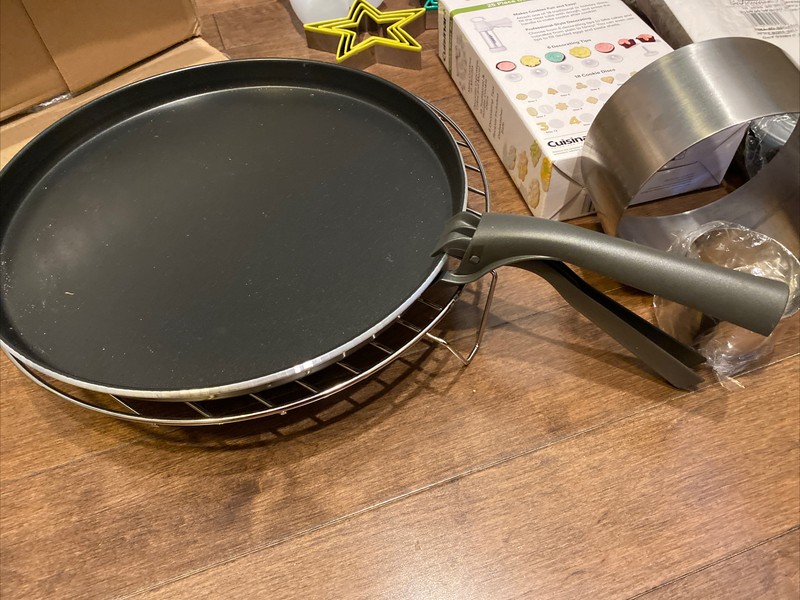 Baking Supply Lot, Calphalon, Cuisinart, Wilton, Turntable, Decorative Bags, Etc gallery