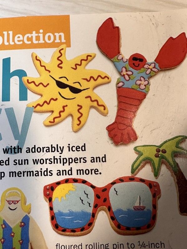 cookie cutter set beach summer theme stainless steel Set Of 6 gallery