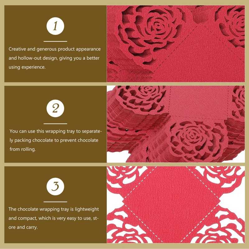 Truffle Cupcake Wrapper Liners Paper Chocolate Candy Dessert Baking 50 PCS gallery