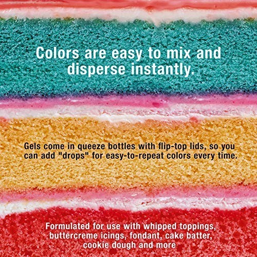 36 Color Liqua-Gel Food Coloring Set for Baking & Cake Decorating - 0.75 fl oz B gallery