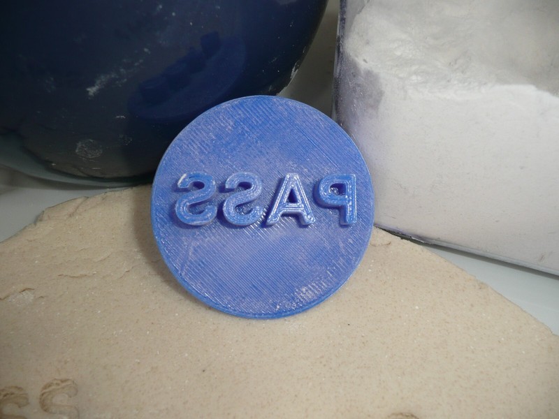 PASS CANDY HEART COOKIE STAMP EMBOSSER MADE IN USA PR5488 gallery