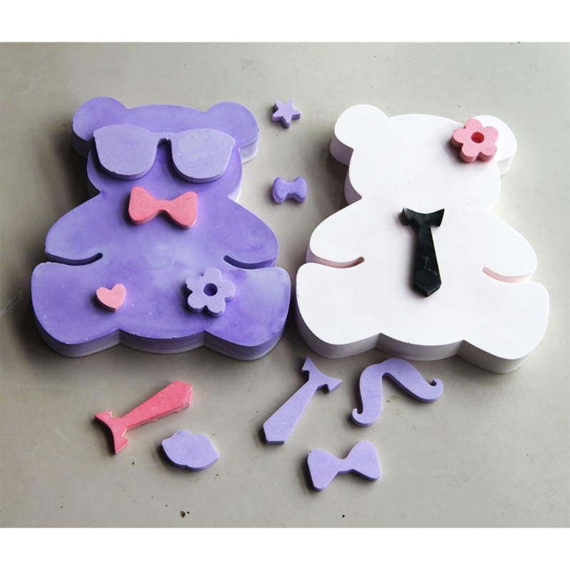 Bear Silicone Fondant Mold for Chocolate Cake Decoration gallery