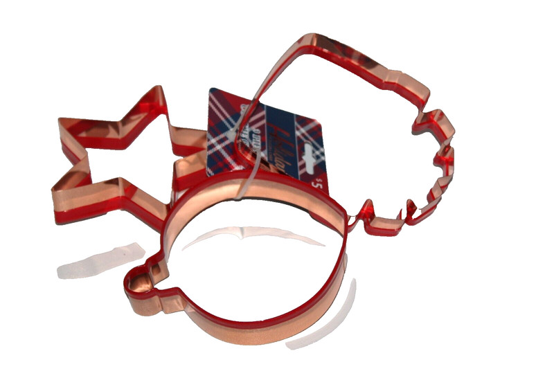 Holidays by Social Chef Red/Copper Christmas Holiday Cookie Cutters 3-Pc Set gallery