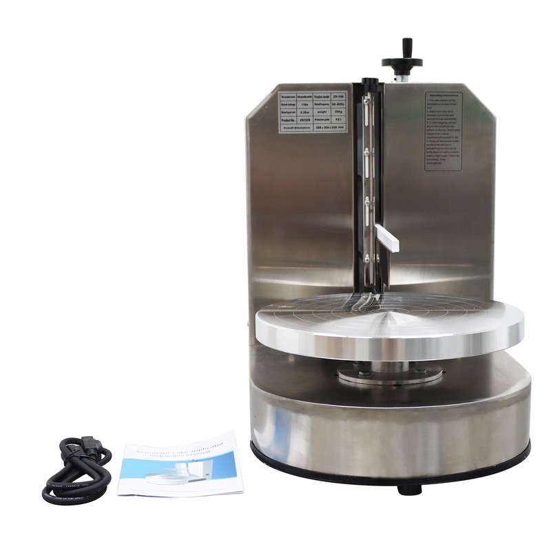 Cake Cream Spreading Coating Smearing Machine 4-12in 110V 200W Stainless steel gallery