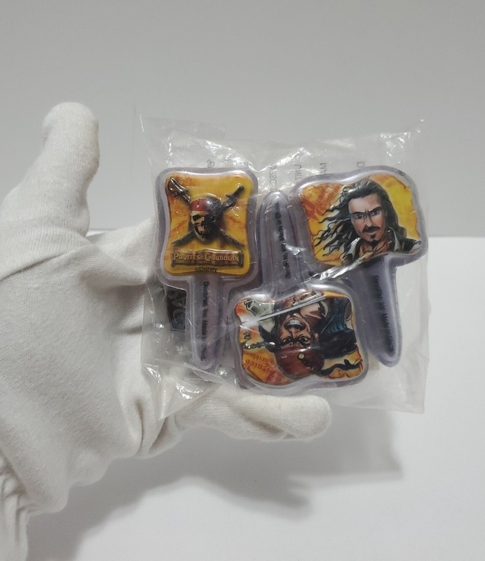 Cupcake Picks PotC, 144 Set, Birthday Party, Pirates of the Carribean Decopics