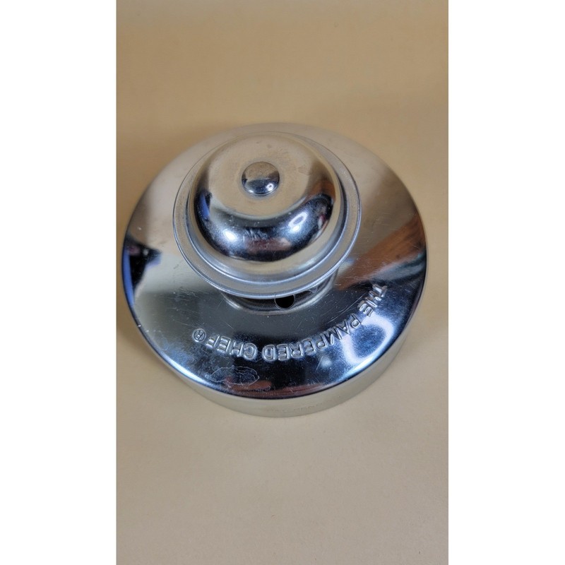 The Pampered Chef Cut-N-Seal 3.5 Inch Stainless Steel Sandwich Maker 1195 Silver gallery