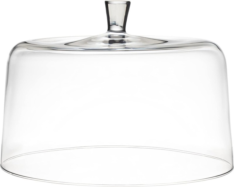 Extra Large Clear Glass Cake Dome – 11.5″ Diameter, European Quality