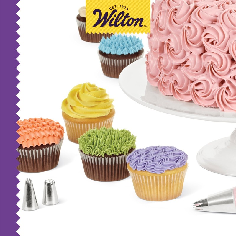 Buttercream Cake Decorating Kit - 20-Piece Set with Piping Tips & Icing Bags gallery