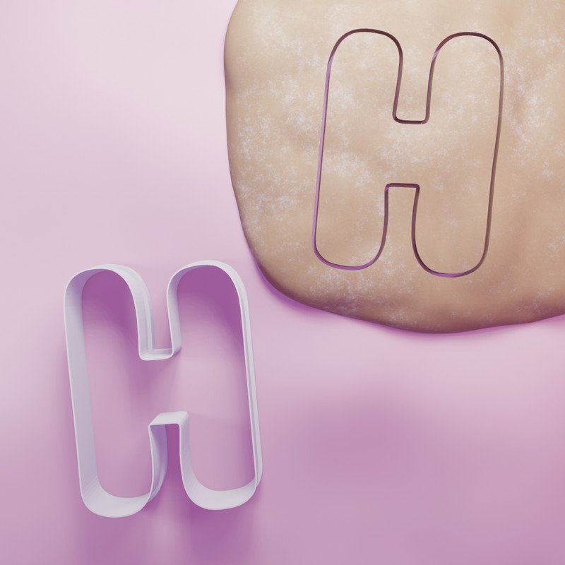Letter H Cookie Cutter