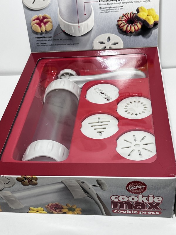 Wilton Cookie Max Cookie Press Max Control Comfort Efficiency Complete & In EUC gallery
