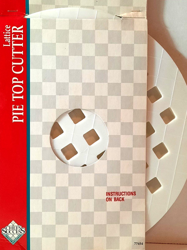 Norpro Lattice Shape 9.75″ Pie Top Crust Cutter Decorative Dough or Fondant NEW