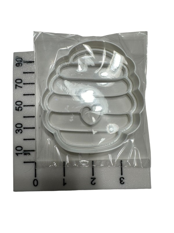 Honey Bee Hive Cookie Cutter With Heart gallery