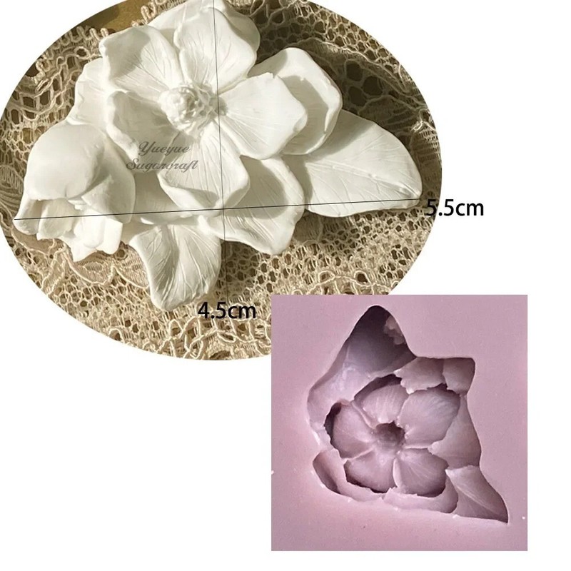 Silicone Faceted Flower Mold Fondant Mold Cake Decorating Tool Chocolate Gumpast gallery