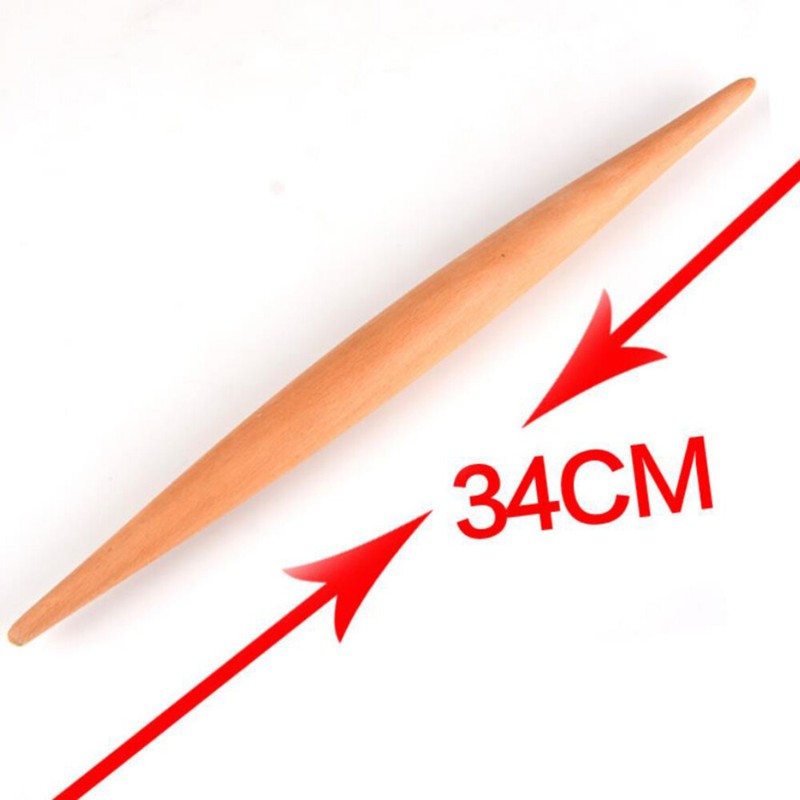 Wooden Rolling Pin Dough Pastry Roller Fondant Cake Noodle Baking Tool Kitchen gallery