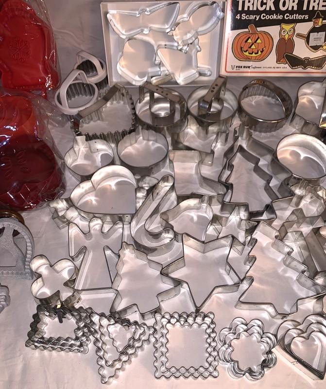 Great Big Lot Cookie Cutters Many Many Designs gallery