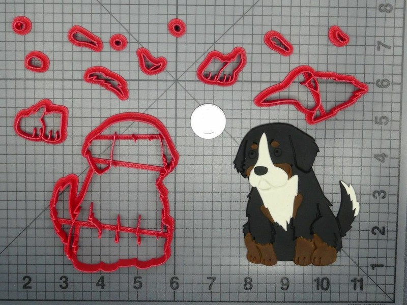 Bernese Mountain Dog Body 266-D289 Cookie Cutter Set