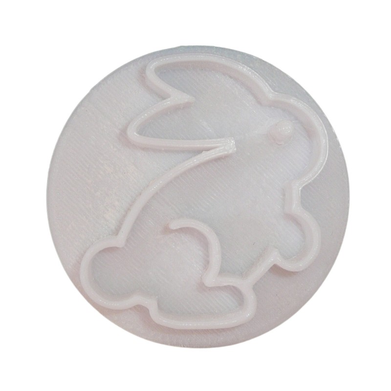 EASTER BUNNY RABBIT COOKIE STAMP EMBOSSER MADE IN USA PR5523