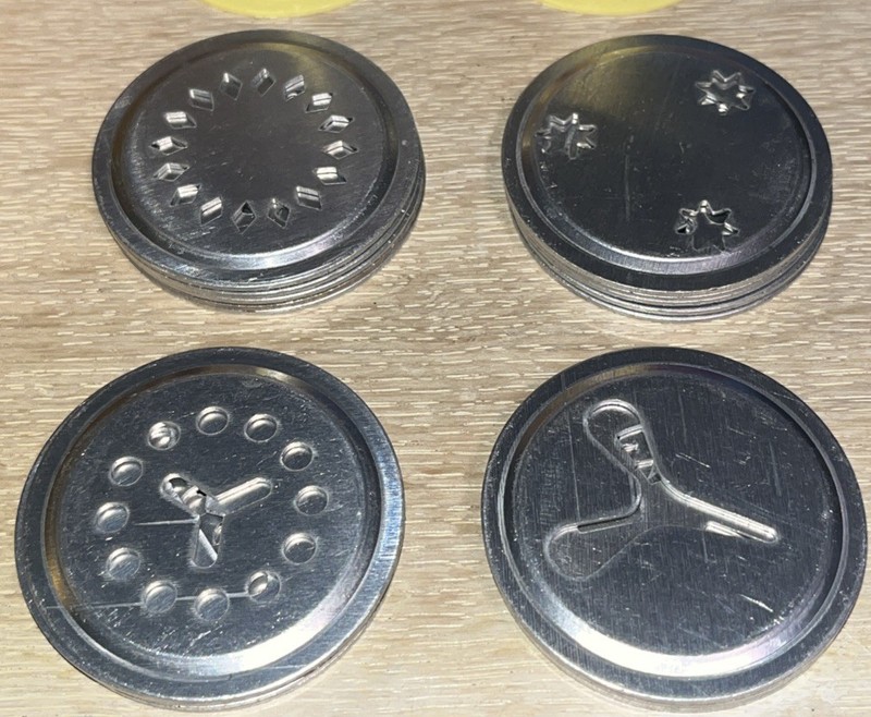 VTG Marcato Atlas Biscuits Cookie Press 4 Tips and 20 Discs w/ Box Complete VGC gallery