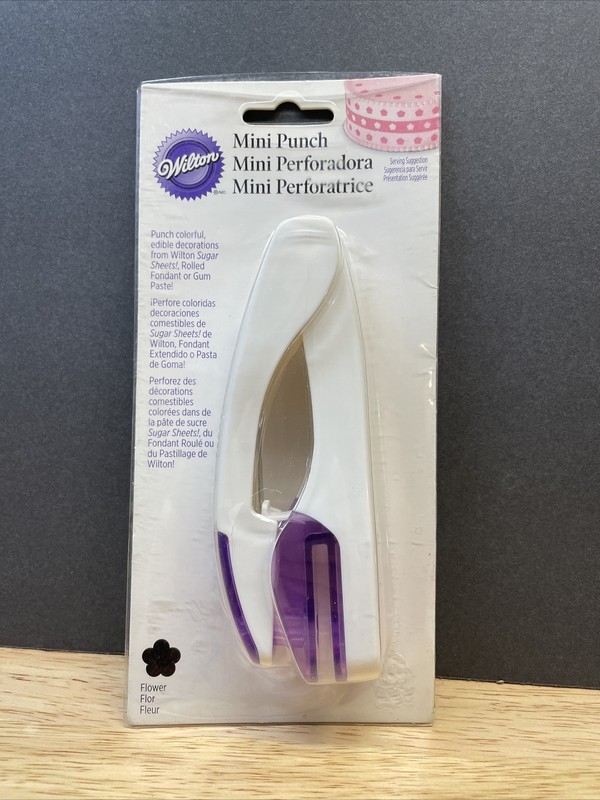 Wilton Mini Punch for Fondant/Gum Paste Flower Shape Cake Cupcake Decoration