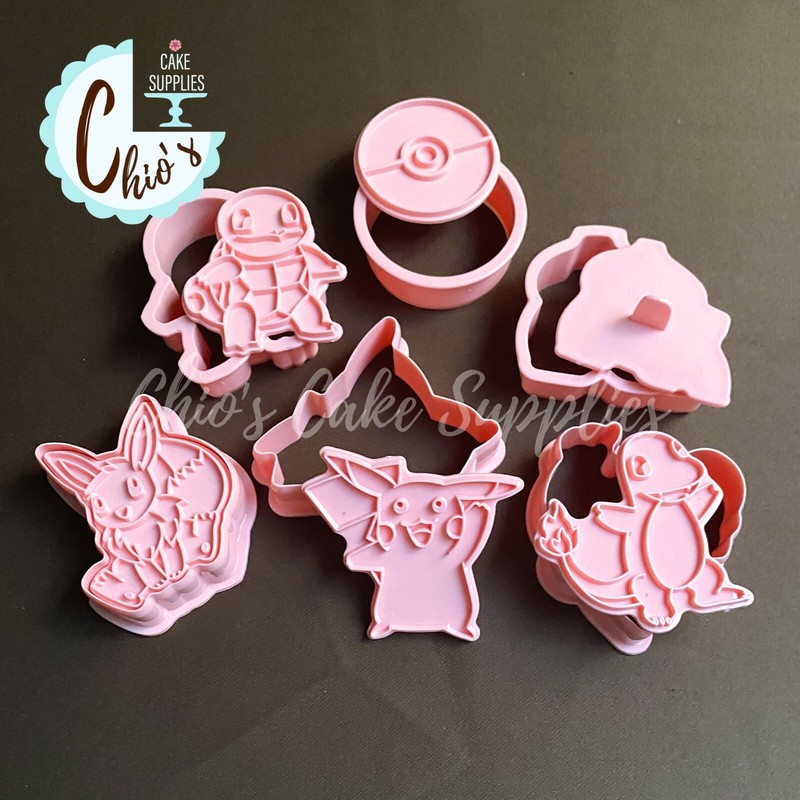 Video Game Themed Cookie Cutter With Stamp/ Embosser, 12 pieces Set gallery