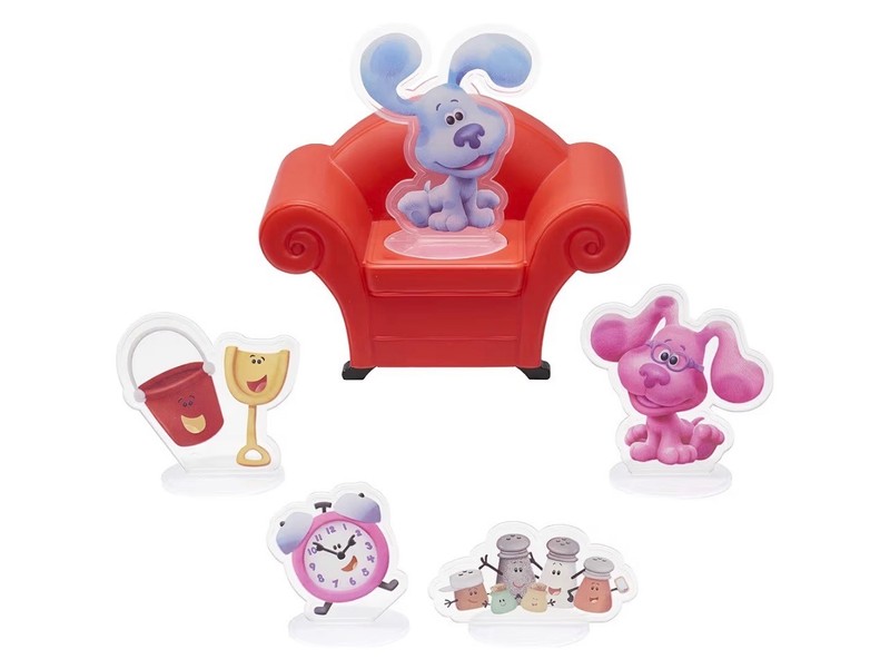 DecoSet® Blue’s Clues & You Cake Topper, 6-Piece Set of Decorations with Blue an