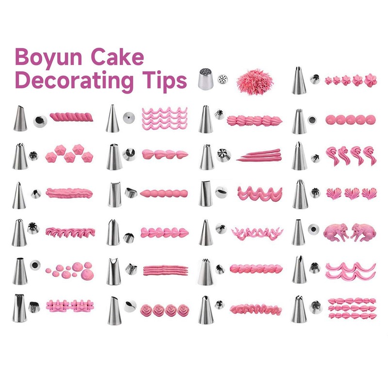 Dessert Decorating Syringe Set, Icing Piping Kit Stainless Steels Cake Decora... gallery