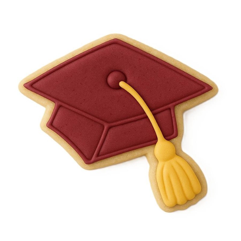 Graduation Cap 4.5'' Cookie Cutter Metal gallery