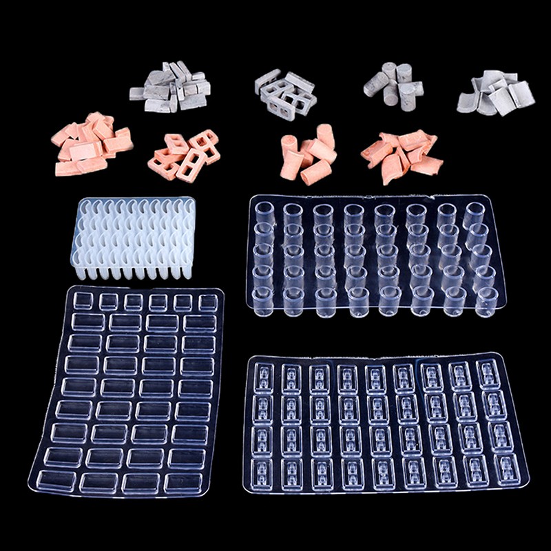 1Pc Sand Table Building Making Mini Brick Silicone Mold DIY Home Decoration gallery