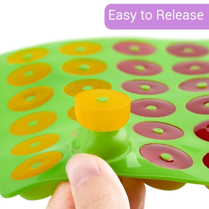 5 Pack Silicone Donut Candy Molds for Caramels Chocolate Ice Cube gallery