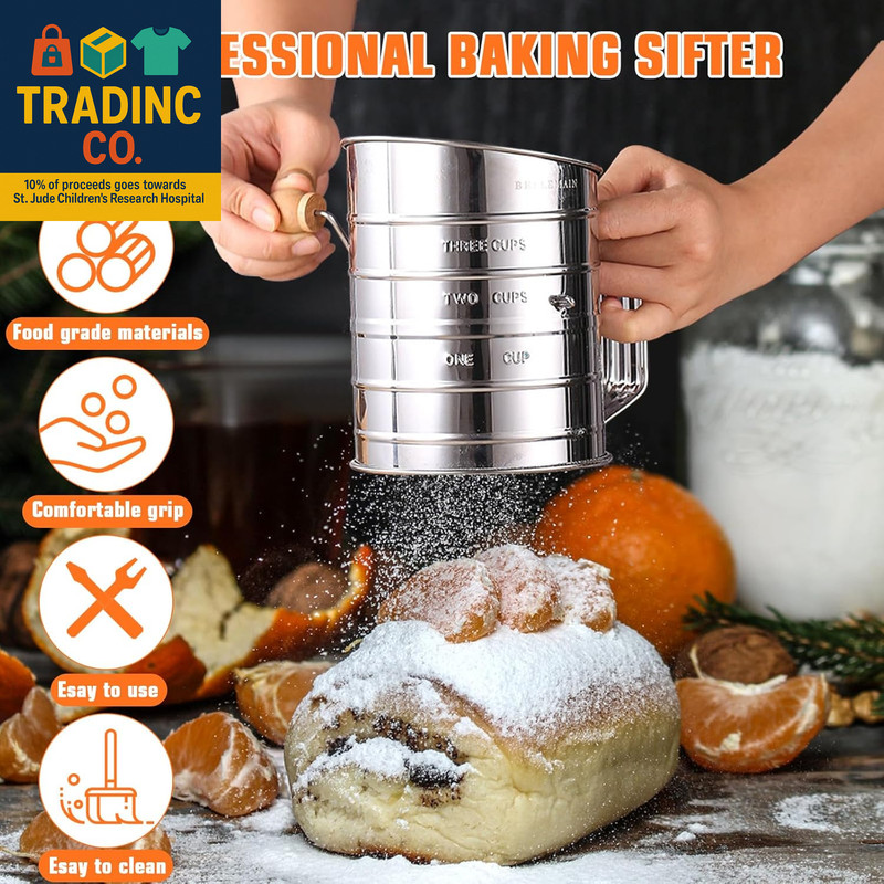 Biscuit Cutter Set,10Pcs Stainless Steel Pastry Blender Set with Pastry Cutter,5 gallery