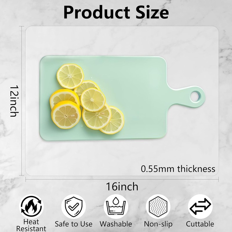 12” x 16”Non-slip Translucent, Clear Silicone Mats for Kitchen Counter gallery