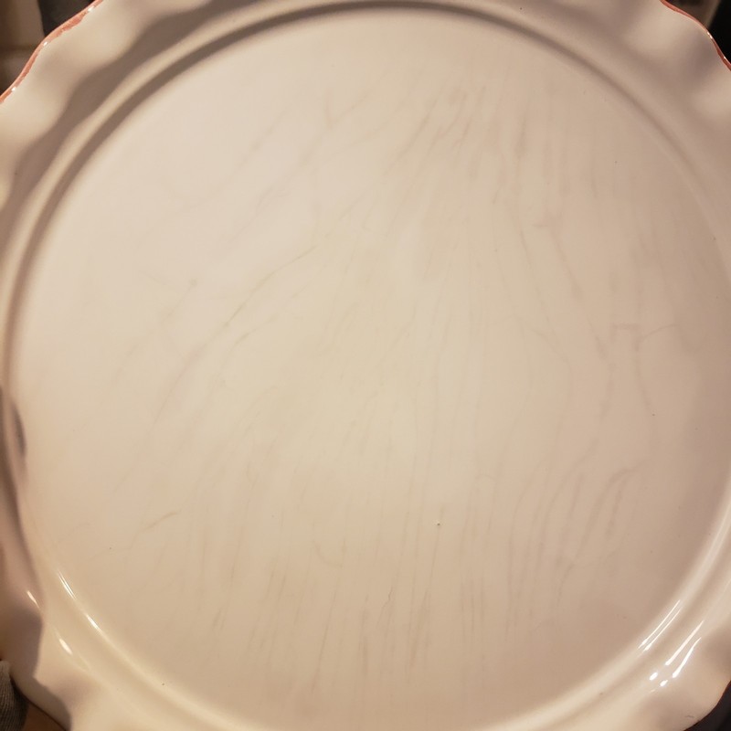 Ribbons And Bows 1996 Cake Plate Lid 3d Alabaster For Portugal Ceramics Vintage gallery