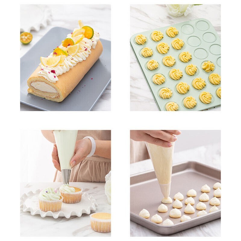 100pc Disposable Pastry Piping Bag Icing Decorating Bags for Cake Cupcake Cookie gallery