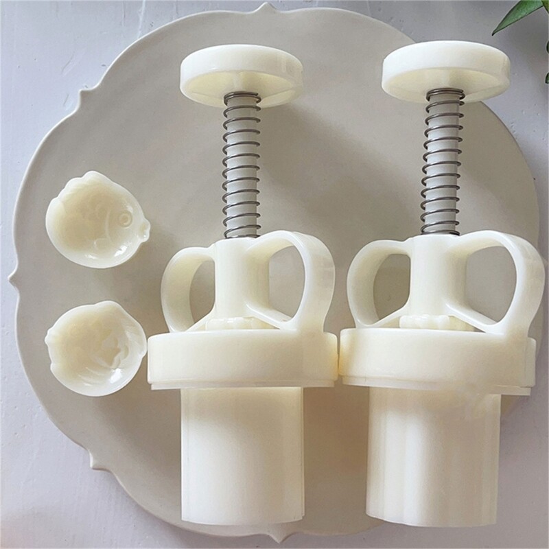 Hand Pressure Fish Shape Fondant Mooncake Mould Press Cookie Cutters Baking Tool gallery