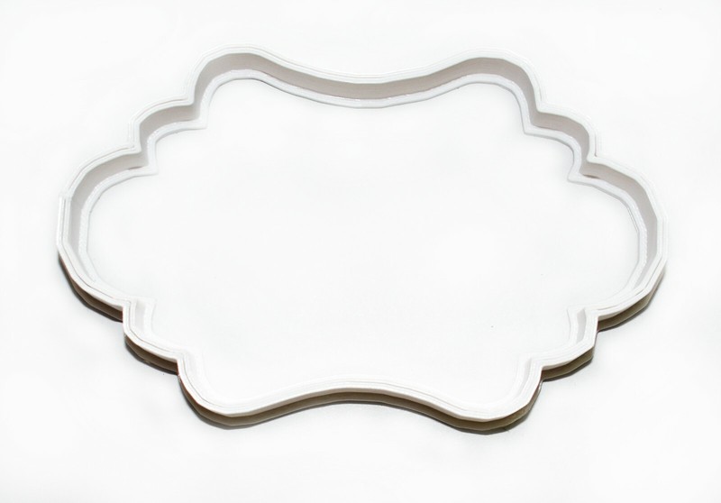 FANCY PLAQUE 1 FRAME PASTRY BAKING KITCHEN COOKIE CUTTER USA PR260 gallery