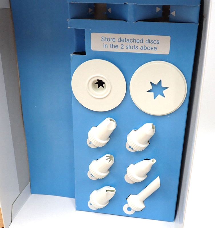 Hutzler Cookie Press & Food Decorator Easy Action 20pcs Holiday gallery