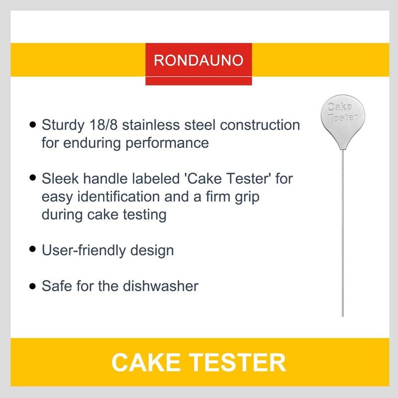 Cake Tester, 2 Packs Testers for Baking and Cakes Typical, Silver gallery
